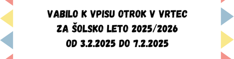 VPIS V VRTEC POSTOJNA 2025/2026